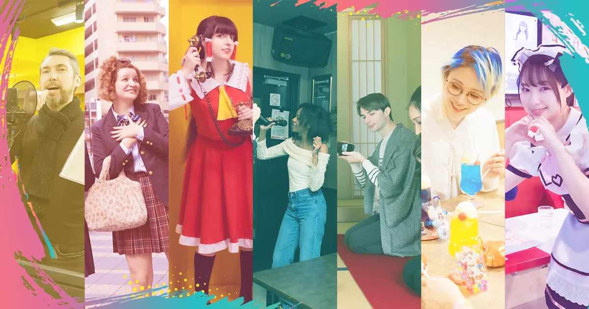 声優・コスプレ・茶道・カラオケ・メイドカフェなど、7つの体験の写真