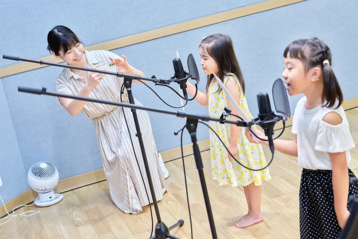 親子で声優体験